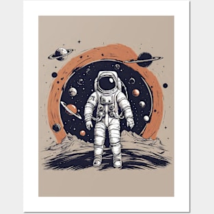 Celestial Explorer Stars Planets Outer Space Astro Posters and Art